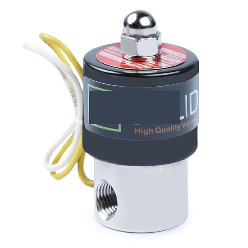 Elektro-Magnetventil, 6,35 mm (1/4 Zoll), Edelstahl, 110 V AC, normalerweise geschlossen von HJHB1WL
