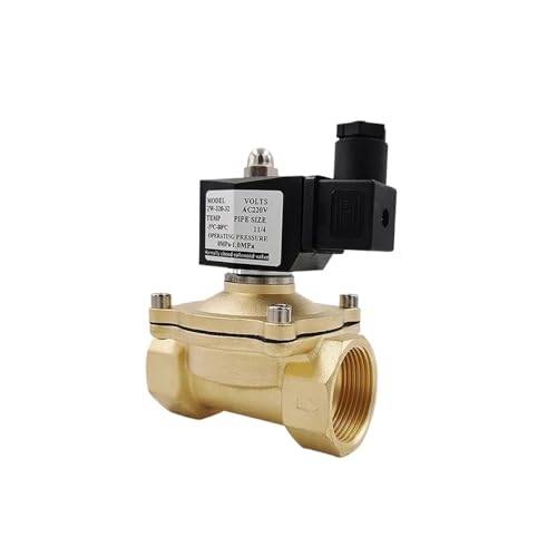 Normal geschlossenes Messing Elektromagnetventil 1/10.2 cm 3/20.3 cm 1/5.1 cm 3/10.2 cm 1-1/10.2 cm 12V 24V 110V 220V Wasser Öl Luft IP65 wasserdicht (DN40, DC12V_normal von HJHB1WL