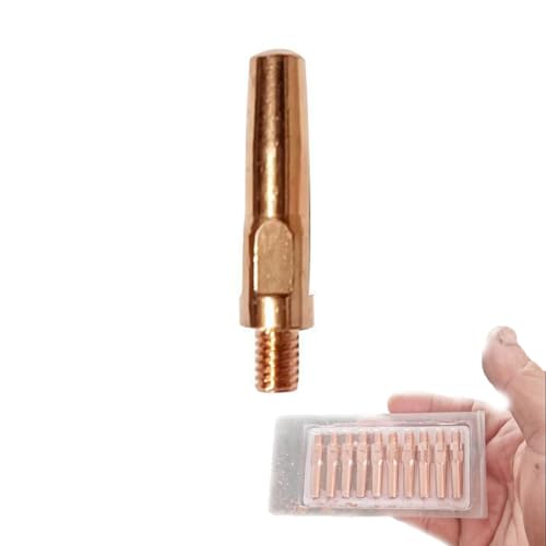 20 pcs Chromzirkoniumkupferkontakt -Tipp -Schweißgewehrzubehörkontakt -Tipps Gasdüse, M6 40mm*1.2mm chromium zirconium copper Level 8.8 von HJHLYJQBF