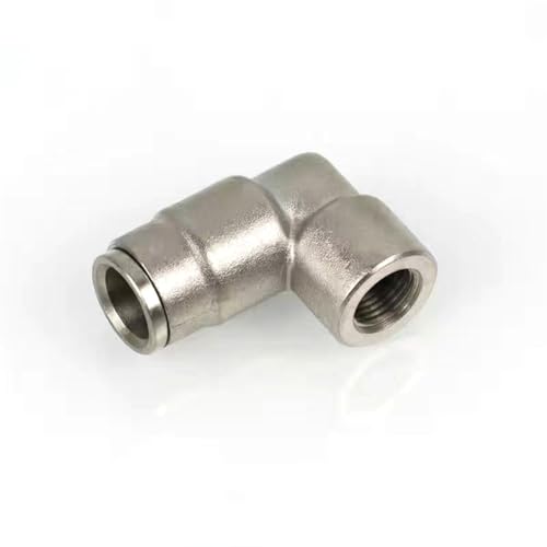 Hochdruck-Sprühgelenk-Atomisierungsdüsensitz Sitz Schnellstopfen Basisanschluss T-Shoch-Hochdruckrohr für 3/8-Zoll (Außendurchmesser 9,52 mm) 1/8 Inner Wire Elbow 5 Stücke von HJHLYJQBF