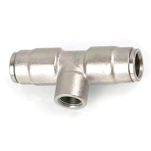 Hochdrucksprühgelenkergebrückte Düsenspray Sitz Schnellstecker Schnellanschluss Tee-Fugen Hochdruckrohrgelenk 1/8 inner wire + 2 interfaces 10 Stücke Hochdrucksprühgelenkergebrückte Düsenspray Sitz Schnellstecker Schnellanschluss Tee-Fugen Hochdruckrohrgelenk 1/8 inner wire + 2 interfaces 10 Stücke von HJHLYJQBF