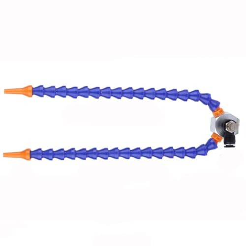 Kühlmittelschlauch ohne Leckage Gewinde einstellbare magnetische kreisförmige Düse Kühlmittelschlauchrohr versiegelt Strong magnetic base, tube length 400mmx2pcs 4mm round nozzle von HJHLYJQBF