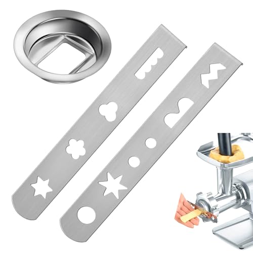 HJIAMA Spritzgebäckvorsatz Set, 8 Formen für Fleischwolf, Edelstahl Gebäckvorsatz Aufsatz für Spritzgebäck, Modell 5, Kompatibel mit Mum 4 & Mum 5 HJIAMA Spritzgebäckvorsatz Set, 8 Formen für Fleischwolf, Edelstahl Gebäckvorsatz Aufsatz für Spritzgebäck, Modell 5, Kompatibel mit Mum 4 & Mum 5 von HJIAMA