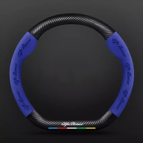 HJIAMIN Auto Lenkradbezug für Alfa Romeo Giulia Stelvio Giulietta 159 147 156 166 GT Tonale, Lenkradschoner Anti Rutsch Atmungsaktiv Kratzfeste Abriebfeste Lenkradschutz Lenkradschutzhülle,Type-D-C HJIAMIN Auto Lenkradbezug für Alfa Romeo Giulia Stelvio Giulietta 159 147 156 166 GT Tonale, Lenkradschoner Anti Rutsch Atmungsaktiv Kratzfeste Abriebfeste Lenkradschutz Lenkradschutzhülle,Type-D-C von HJIAMIN