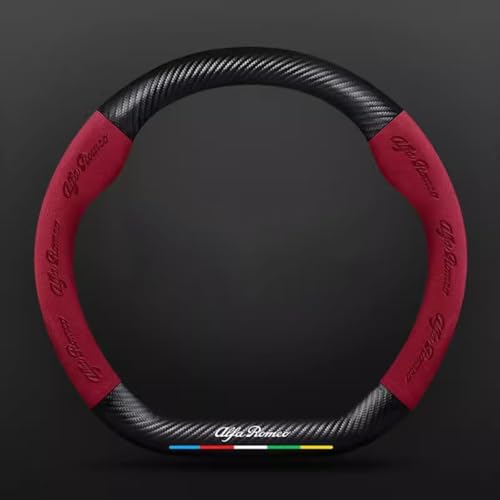 HJIAMIN Auto Lenkradbezug für Alfa Romeo Giulia Stelvio Giulietta 159 147 156 166 GT Tonale, Lenkradschoner Anti Rutsch Atmungsaktiv Kratzfeste Abriebfeste Lenkradschutz Lenkradschutzhülle,Type-D-E HJIAMIN Auto Lenkradbezug für Alfa Romeo Giulia Stelvio Giulietta 159 147 156 166 GT Tonale, Lenkradschoner Anti Rutsch Atmungsaktiv Kratzfeste Abriebfeste Lenkradschutz Lenkradschutzhülle,Type-D-E von HJIAMIN