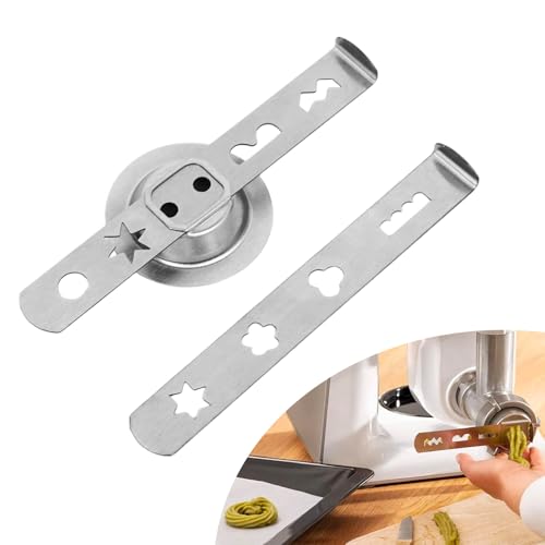 Spritzgebäckvorsatz für fleischwolf mit Verbindungsring - 8 Formen Rostfreier Gebäckvorsatz Gebäckpresse Silber, Gebäckpresse Zubehör für Weihnachten Gebäck Accessoires, Keksen, Desserts, Hackfleisch Spritzgebäckvorsatz für fleischwolf mit Verbindungsring - 8 Formen Rostfreier Gebäckvorsatz Gebäckpresse Silber, Gebäckpresse Zubehör für Weihnachten Gebäck Accessoires, Keksen, Desserts, Hackfleisch von HJJMN
