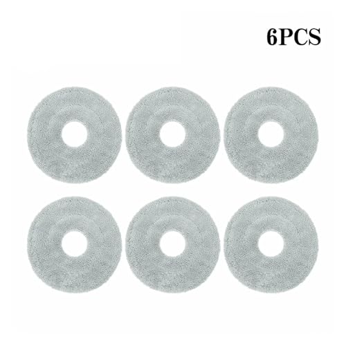 Roboterstaubsauger Ersatzteile Wischtuch Pad, Kompatibel For Ecovacs, Deebot X5 OMNI / X5 MAX / X5 PRO(Mop-6PCS) von HJKBCLEH