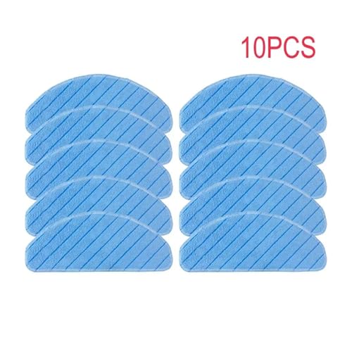 Staubsauger-Waschmopp-Tuchpad, Kompatibel Mit Ecovacs, Kompatibel Mit Deebot, T8 T9 AIVI T9 Modell T9-Serie(10PCS MOP) von HJKBCLEH