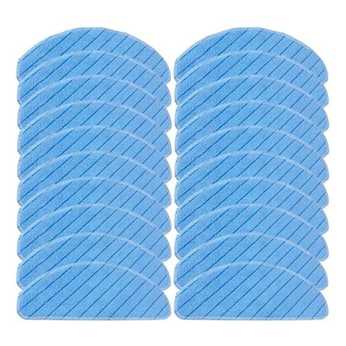 Staubsauger-Waschmopp-Tuchpad, Kompatibel Mit Ecovacs, Kompatibel Mit Deebot, T8 T9 AIVI T9 Modell T9-Serie(20PCS MOP) von HJKBCLEH