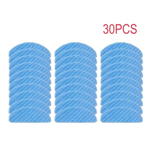 Staubsauger-Waschmopp-Tuchpad, Kompatibel Mit Ecovacs, Kompatibel Mit Deebot, T8 T9 AIVI T9 Modell T9-Serie(30PCS) von HJKBCLEH