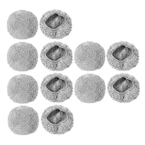 Universelle Staubsaugerteile Mit Rundem Mopptuch, Kompatibel Mit Hobot, 188 168 198 388 Fensterreinigungs-Mopppad For Roboterstaubsauger(8PCs) von HJKBCLEH