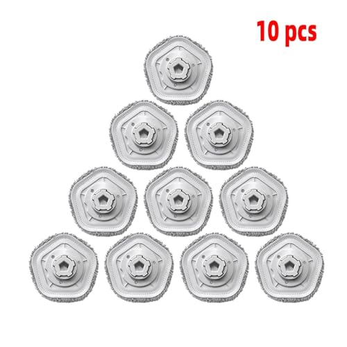 Wischtuch For Staubsauger, Kompatibel For Dreame, Bot W10 Und W10 Pro(W10 10PCS Mop) von HJKBCLEH