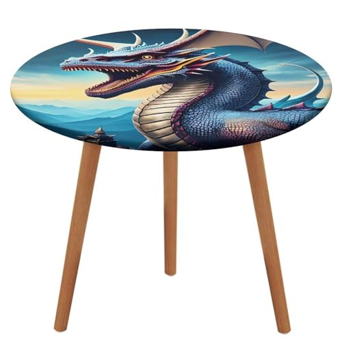 HJKBCV Roaring Dragon Round Tablecloth Elastic Edge Design Table Cover Reversible Waterproof Stain Resistant Table Cover Summer Fall Outdoor Circle Cover for Dining Kitchen Picnic Camping HJKBCV Roaring Dragon Round Tablecloth Elastic Edge Design Table Cover Reversible Waterproof Stain Resistant Table Cover Summer Fall Outdoor Circle Cover for Dining Kitchen Picnic Camping von HJKBCV