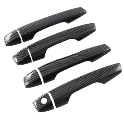 Für Mitsubishi Für Outlander 2022 2023 2024 Auto Außentürgriff Schüssel Fangen Abdeckung Schutz Trim LHD Autoteile(Without hole) von HJKDSZ