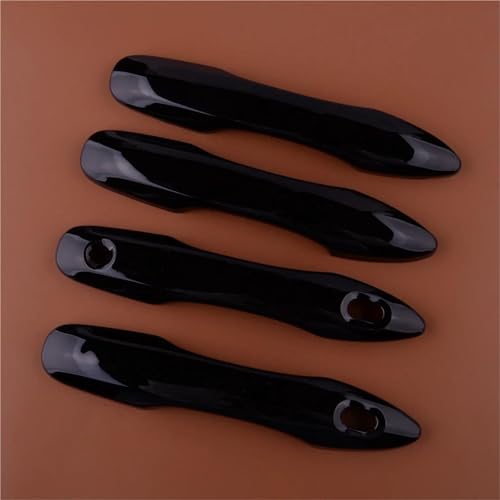 HJKDSZ 4-teilige Auto Außentürgriffabdeckungen Mit Smart Entry Schwarz Für Corolla Fließheck 2019 2020 2021 2022 2023 Autoteile von HJKDSZ