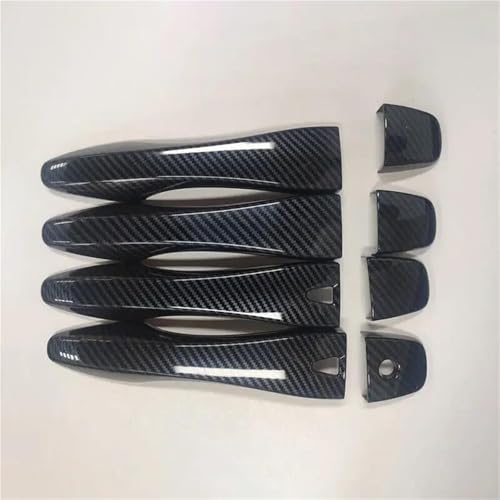 HJKDSZ Auto Außentür Griff Form Abdeckung Trim Aufkleber Zubehör Für Nissan Für Navara NP300 D23 2017 2018-2022 Autoteile(Carbon) von HJKDSZ