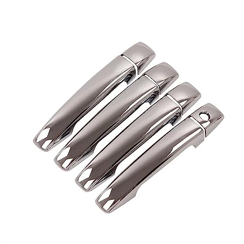 HJKDSZ Auto Außentürgriff Abdeckung Overlay Aufkleber Zubehör Für Subaru Für Forester SH 2008 2009-2012 Autoteile(Silber) von HJKDSZ