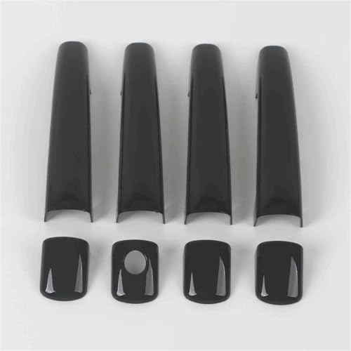 HJKDSZ Auto Außentürgriff Abdeckung Styling Aufkleber Schutz Trim Zubehör Für Peugeot 308 3008 2008-2016 Autoteile(Glossy Black) von HJKDSZ