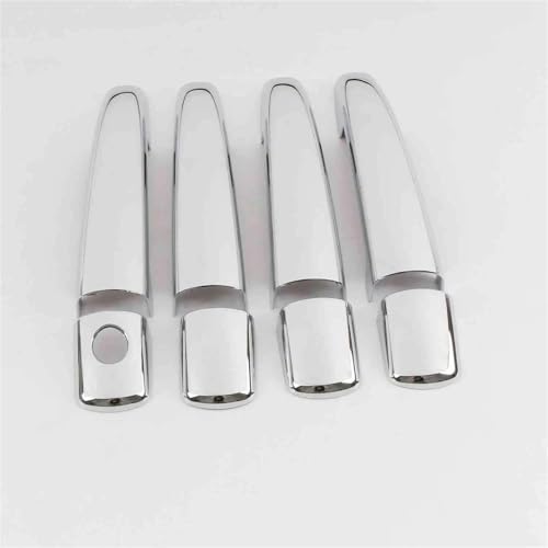 HJKDSZ Auto Außentürgriff Abdeckung Styling Aufkleber Schutz Trim Zubehör Für Peugeot 308 3008 2008-2016 Autoteile(Silber) von HJKDSZ