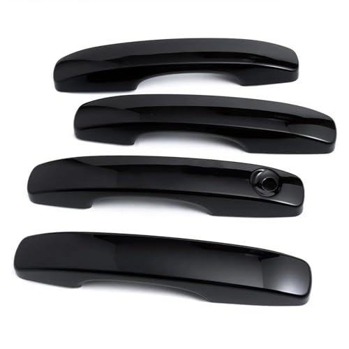 HJKDSZ Auto Außentürgriff Abdeckung Trim Aufkleber Zubehör Für Ford Für Ranger Für Everest 2023 2024 2025 Autoteile(Glossy Black) von HJKDSZ