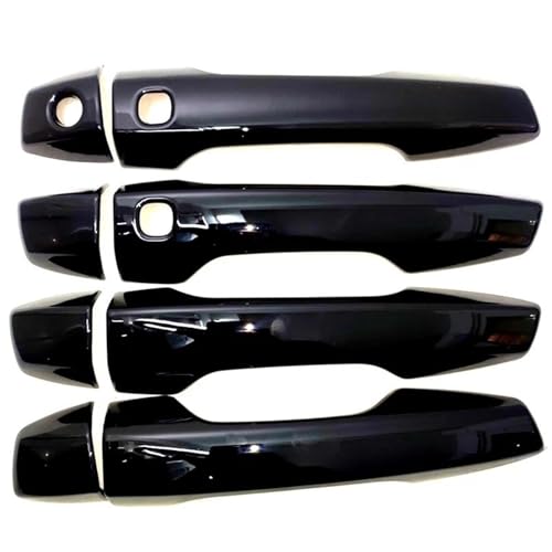 HJKDSZ Auto Außentürgriff Abdeckung Trim Für Mitsubishi Für Eclipse Cross 2018 2019 2020 2021 2022 Aufkleber Zubehör Autoteile(2buttons black) von HJKDSZ