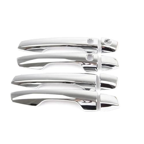 HJKDSZ Auto Außentürgriff Abdeckung Trim Für Mitsubishi Für Eclipse Cross 2018 2019 2020 2021 2022 Aufkleber Zubehör Autoteile(2buttons silver) von HJKDSZ