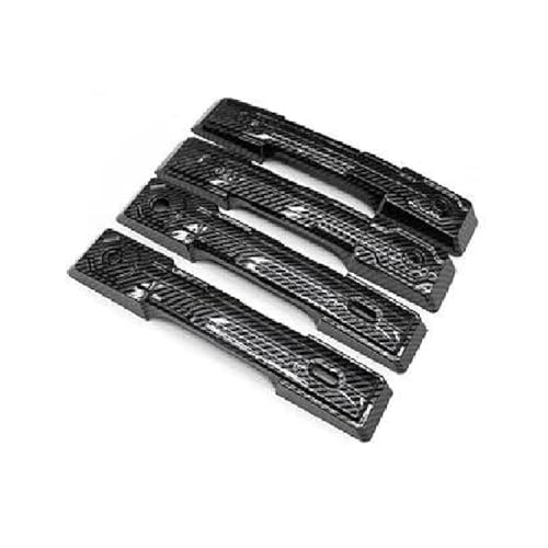 HJKDSZ Auto-Seitentürgriffe Abdeckung Zubehör Für Land Für Cruiser 250 Für Prado Lc250 2024 2025 Schutzfolie Aufkleber Autoteile(Fiber Pattern) von HJKDSZ