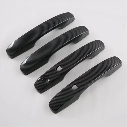 HJKDSZ Auto Styling Carbon Faser Türgriff Abdeckung Aufkleber Für Ford Für Ranger T9 Für Everest U704 Mk3 2023 2024 2025 Autoteile(Style 4) von HJKDSZ