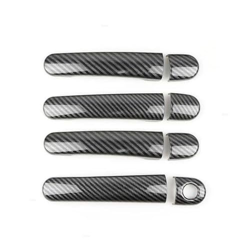 HJKDSZ Autotürgriff Schutzabdeckung Zieraufkleber Außendekoration Für Skoda Für Roomster 2006 2007 2008–2015 Autoteile(Carbon style 2) von HJKDSZ