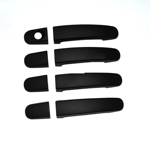 HJKDSZ Autotürgriffabdeckungszubehör Für Ford Für Everest Für Ranger T7 2017 Türgriffschalenrahmenabdeckung Autoteile(Schwarz) von HJKDSZ