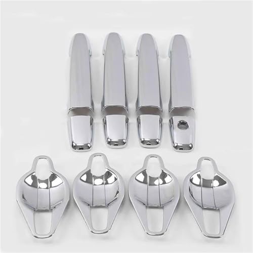 HJKDSZ Autotürgriffschale Langlebige Abdeckung Styling Außenmodifikation Dekoration Für Mitsubishi Für Outlander 3 2022–2016 Autoteile(Ordinary Chrome) von HJKDSZ