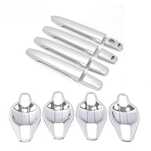 HJKDSZ Autotürgriffschale Langlebige Abdeckung Styling Außenmodifikation Dekoration Für Mitsubishi Für Outlander 3 2022–2016 Autoteile(Smart Chrome) von HJKDSZ