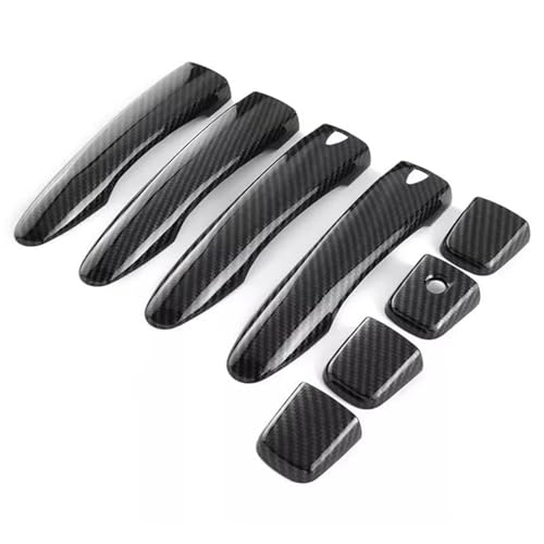 HJKDSZ Carbon Fiber Außentür Griffe Abdeckung Trim Aufkleber Für Nissan Für Qashqai J11 Für Rogue Für X-trail 2014-2018 Autoteile HJKDSZ Carbon Fiber Außentür Griffe Abdeckung Trim Aufkleber Für Nissan Für Qashqai J11 Für Rogue Für X-trail 2014-2018 Autoteile von HJKDSZ