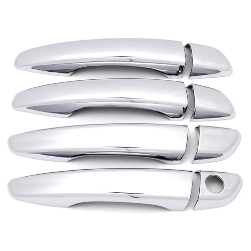 HJKDSZ Für Peugeot 308 408 508 3008 5008 Autoaußenbereich Ändern Chrom-Türgriffabdeckung Dekoration Trim Schutzaufkleber Autoteile von HJKDSZ