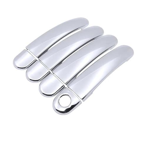 HJKDSZ Für Skoda Für Fabia I 6Y 1999 2000-2006 MK1 Chrom-Türgriffabdeckung Fangverkleidungssatz Auto Styling Zubehör Autoteile(Style 2) von HJKDSZ