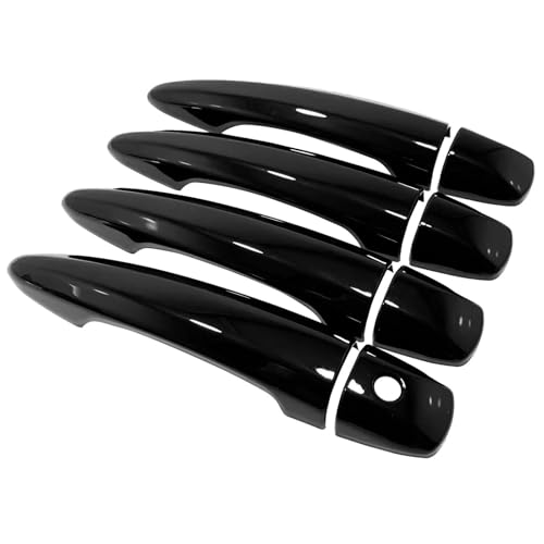 HJKDSZ Glänzend Schwarz Auto Außentürgriffe Abdeckung Trim ABS Zubehör 8 Stück Für Nissan Für Altima 2019–2024 Autoteile(Style 2) von HJKDSZ