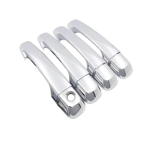 HJKDSZ Verchromte Türgriffabdeckung Für 4Runner N280 2010~2024 Auto-Dekoration Außen Kratzfest Zubehör Autoteile(Style1) von HJKDSZ