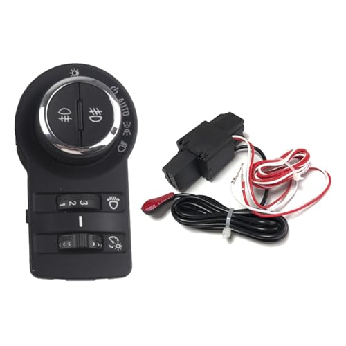 HJLHUIDM Autoschalter, automatisches Scheinwerfer-Modul, kompatibel mit Trax Opel Mokka Astra J Regal Encore Autoersatz (B) von HJLHUIDM