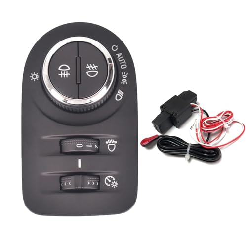 HJLHUIDM Autoschalter, automatisches Scheinwerfer-Modul, kompatibel mit Trax Opel Mokka Astra J Regal Encore Autoersatz (C) von HJLHUIDM