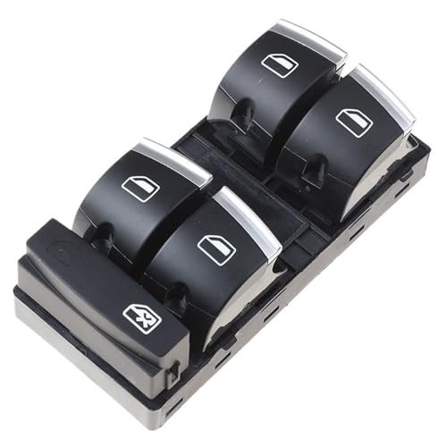 HJLHUIDM Autoschalter 4F0959851H 4F0959855B Fensterschalter, einzeln, elektrisch, Ersatz für Auto (Master Window Switch) von HJLHUIDM