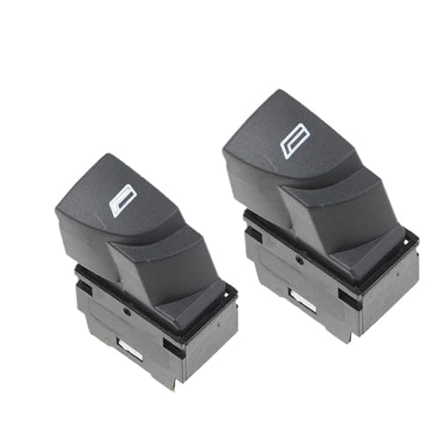 HJLHUIDM Autoschalter 735315619 Hauptfensterschalter 6554T3 735335418 Ersatz für Auto (Paar) von HJLHUIDM