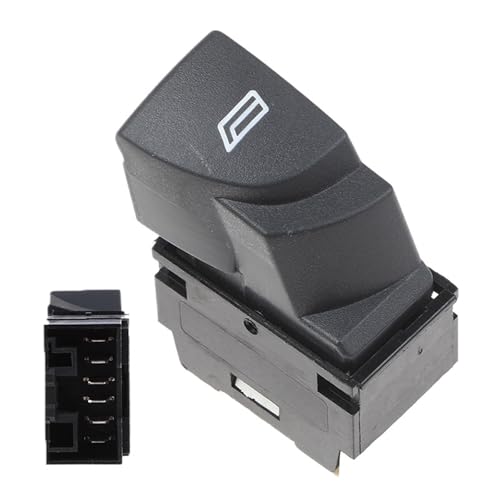 HJLHUIDM Autoschalter 735315619 Hauptfensterschalter 6554T3 735335418 Ersatz für Auto (rechts) von HJLHUIDM