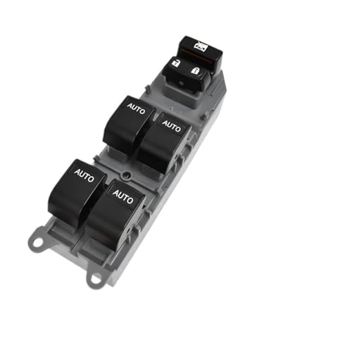 HJLHUIDM Autoschalter 84820-06100 Reglerknopf für elektrische Fensterheber, Ersatz für Auto (4 Auto Blue Light) von HJLHUIDM