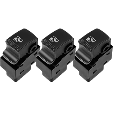 HJLHUIDM Autoschalter 93580-1C000WK Fensterschalter, 7-polig, 935801C000WK, Ersatz für Auto (3 Stück) von HJLHUIDM