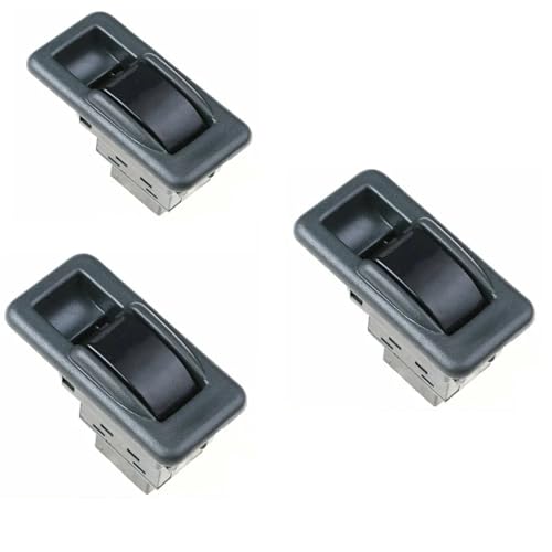 HJLHUIDM Schalter für Auto, Fensterschalter, Hauptregler für Stromversorgung, Konsole mit Tasten MR753373 MR731813 MB781916, Ersatz für Auto (3 Tasten) von HJLHUIDM