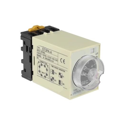 1pc ST3PA series time relay AC380 ST3PA-F Power on time delay With Base Socket von HJNAOKGWHQ