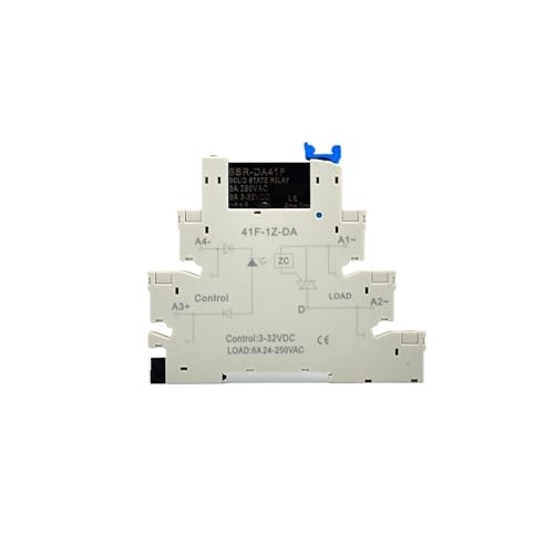 1pcs SSR DC-AC WHITE relay din rail von HJNAOKGWHQ