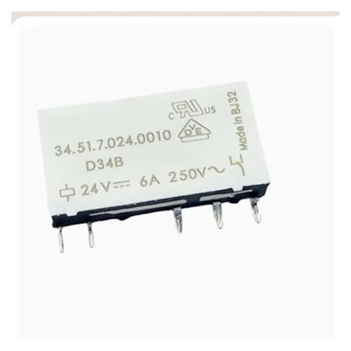 5PCS 34.51.7.024.0010-24V DCV24 24DCV 6A 5PIN relay von HJNAOKGWHQ