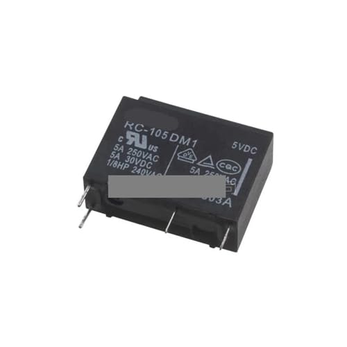 5Pcs Relay RC-105DM1 (5V) 4Pin 5A von HJNAOKGWHQ