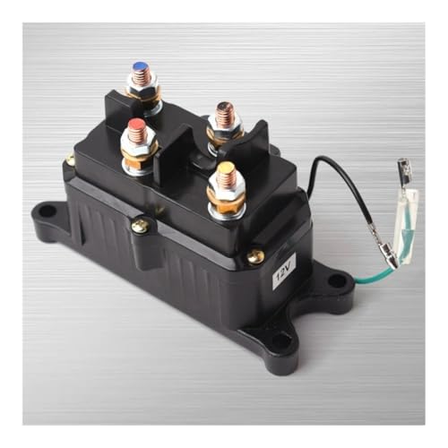 ATV Electromagnetic Relay 12V 250A Solenoid Contactor 2000-3000LB Winch Solenoid Relay with Terminal Winch Contactor 63070 62135 von HJNAOKGWHQ